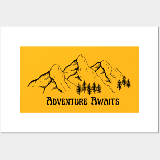 Embrace the Mountain Adventure Posters and Art